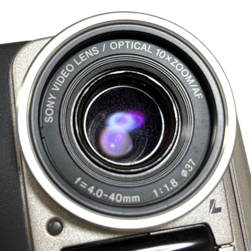 現状品】SONY DCR-TRV5 MiniDV ビデオカメラ 再生録画可 レンズ薄カビ