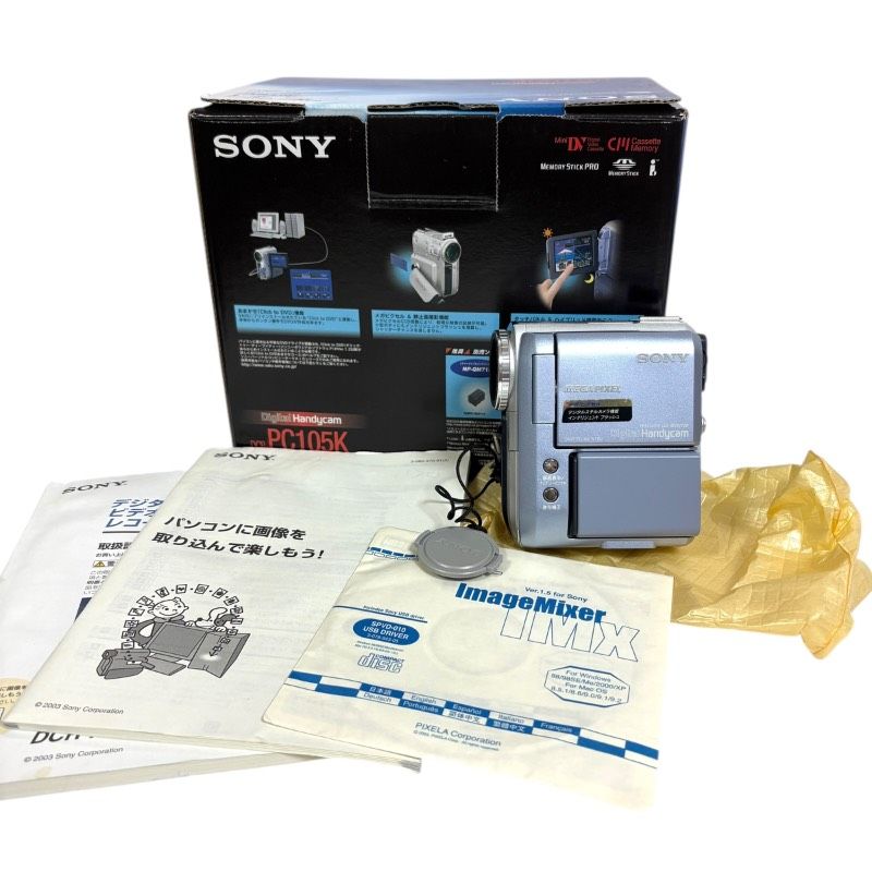 現状品】SONY DCR-PC105K MiniDV デジタルビデオカメラ 録画可 再生