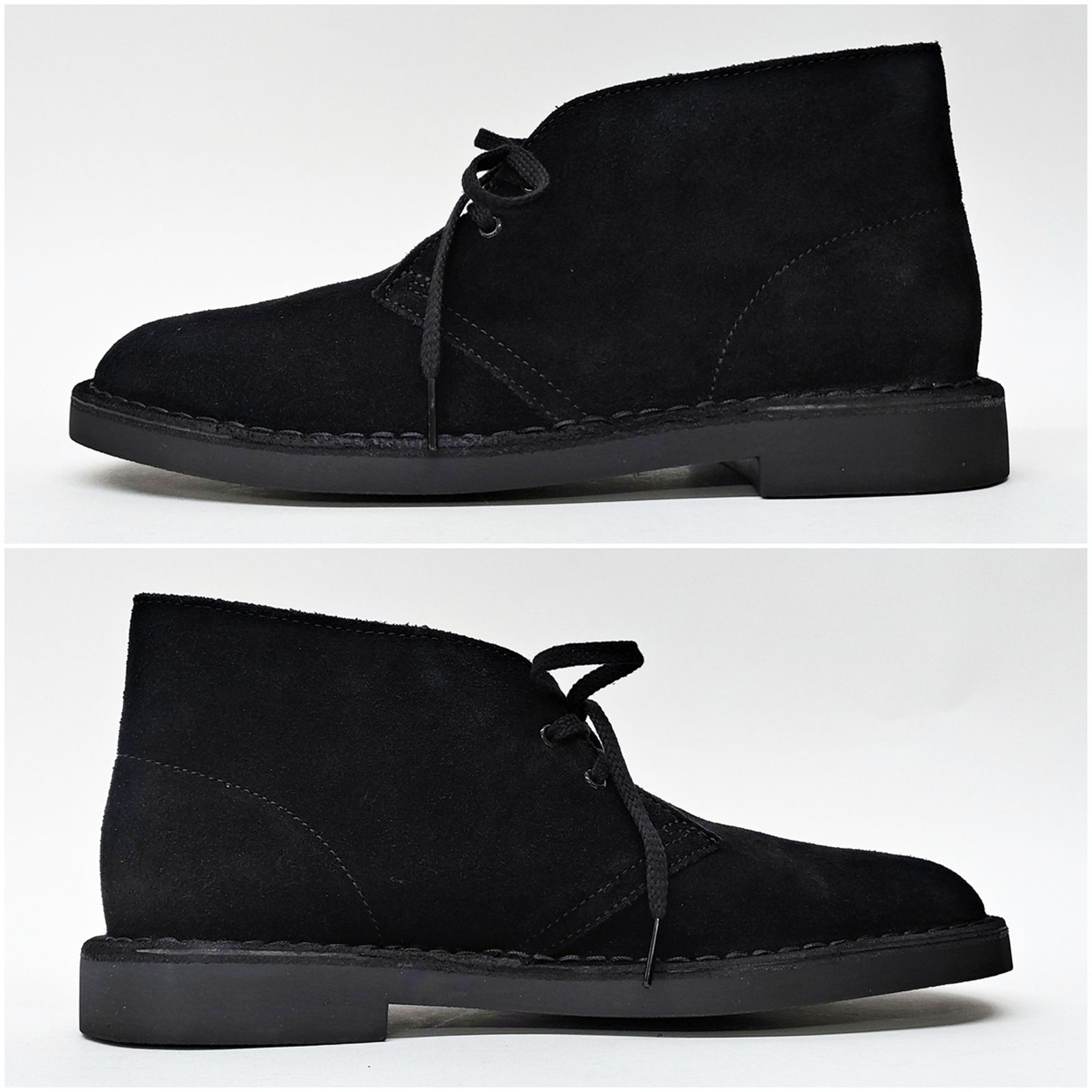 Clarks 25.5～26cm ブッシュエーカー 2 ブラック スエード UK 7