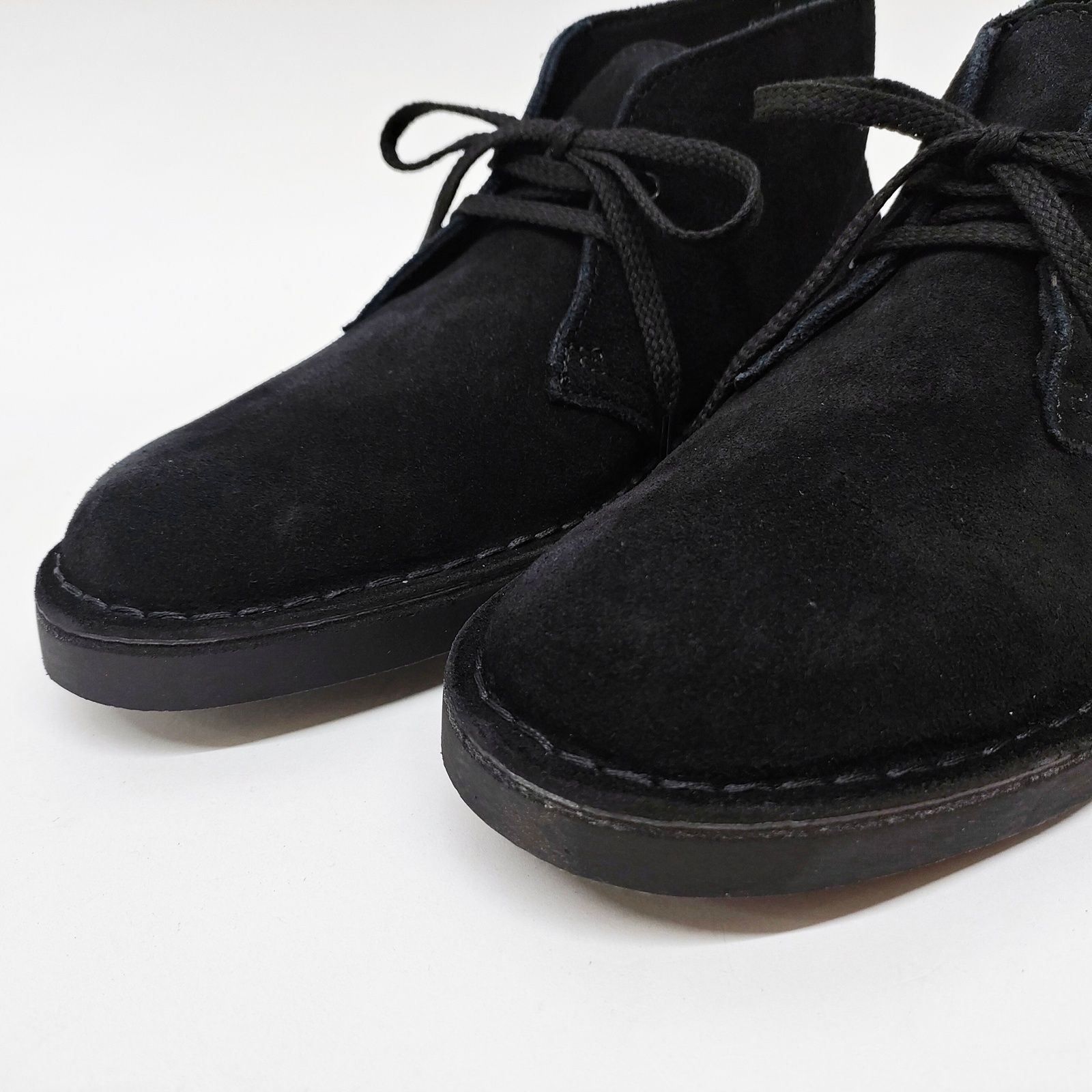 Clarks 25.5～26cm ブッシュエーカー 2 ブラック スエード UK 7