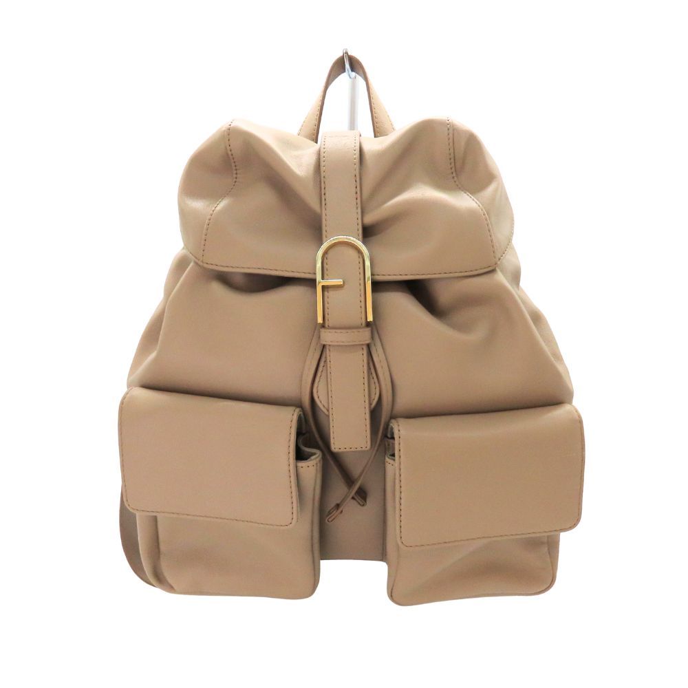 中古】FURLA フルラ フローバックパック グレージュ WB01085 リュック