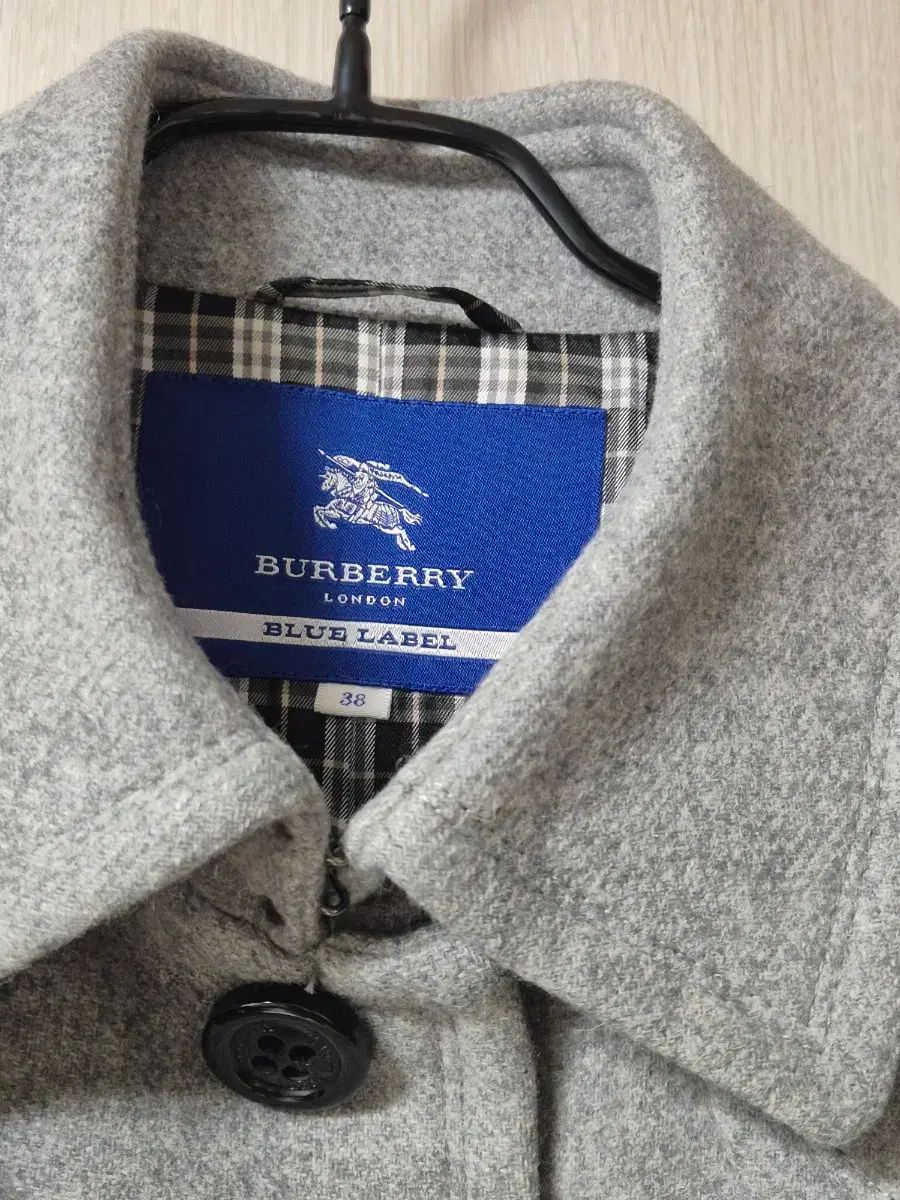 正規品) バーバリー ブルーレーベル ウールコート アンゴラ コート 38