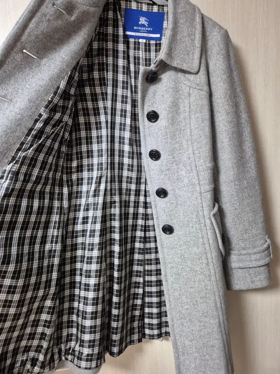 正規品) バーバリー ブルーレーベル ウールコート アンゴラ コート 38