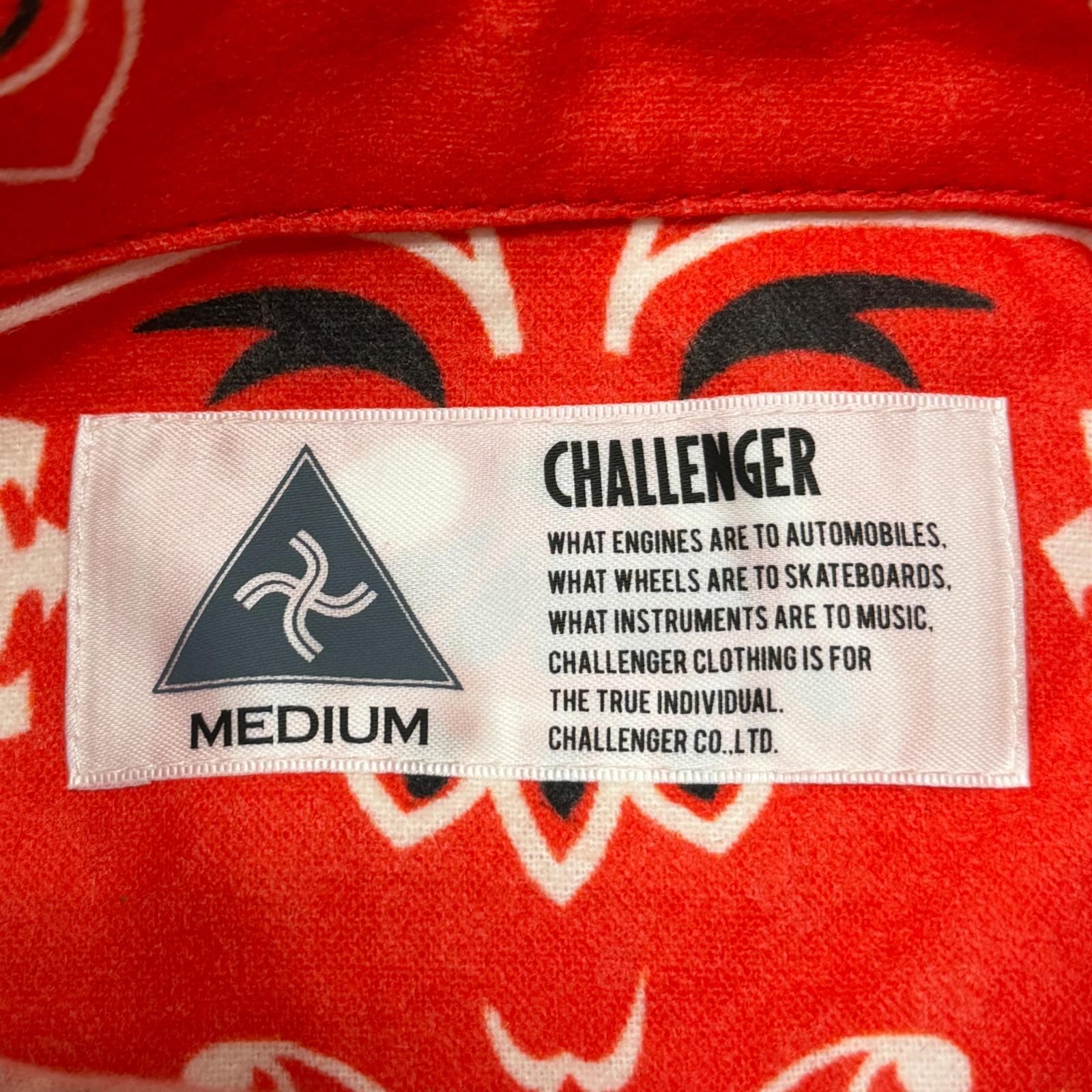 参考上代24200円 未使用 CHALLENGER 23AW L/S BANDANA NEL SHIRT