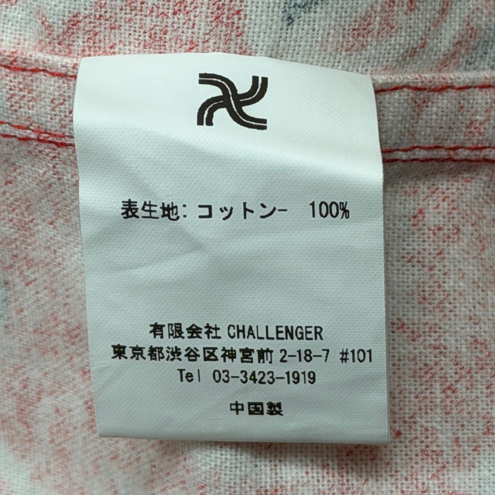 参考上代24200円 未使用 CHALLENGER 23AW L/S BANDANA NEL SHIRT