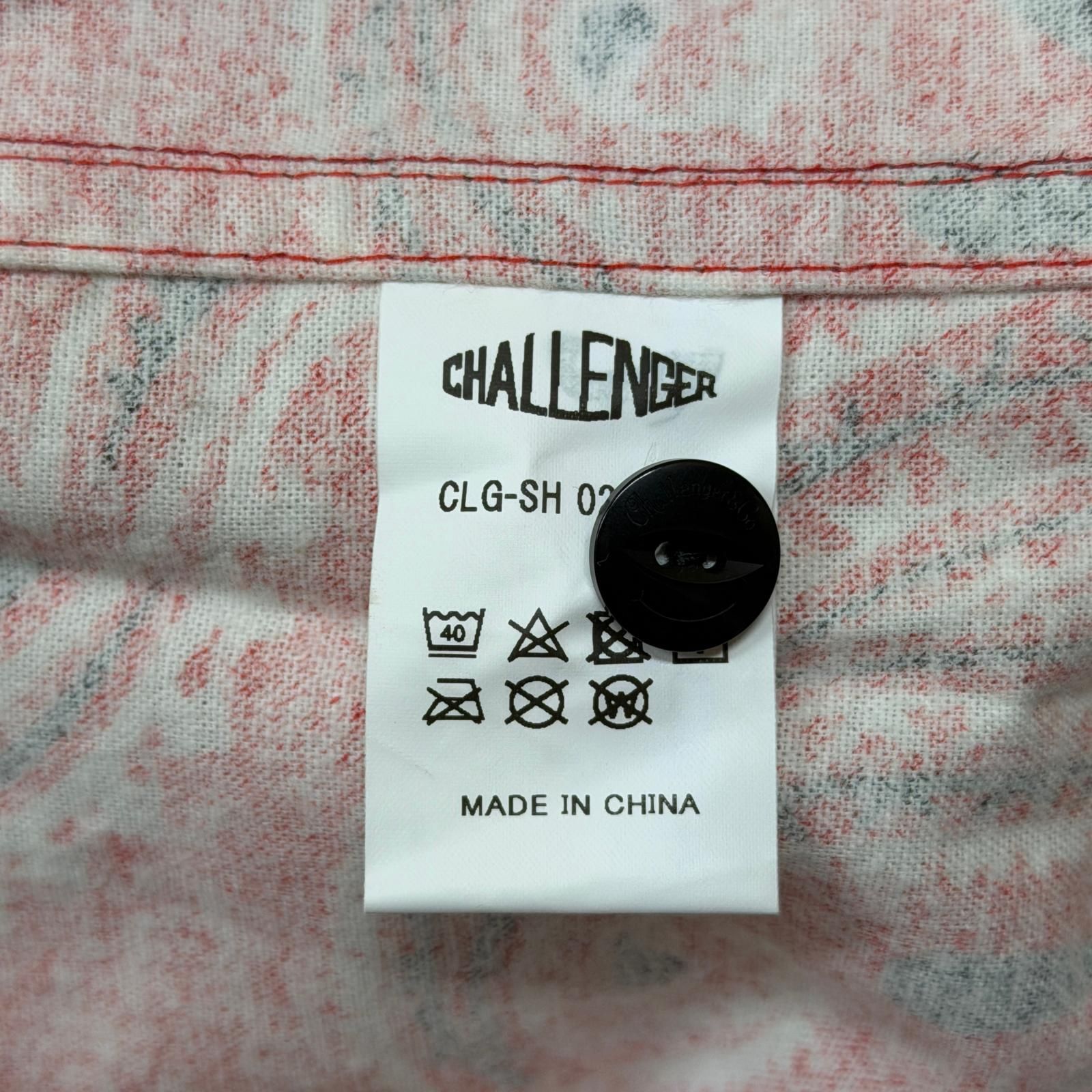 参考上代24200円 未使用 CHALLENGER 23AW L/S BANDANA NEL SHIRT