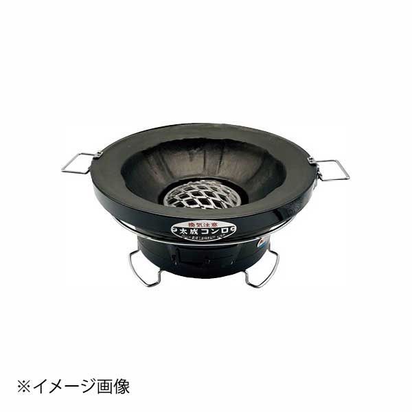 バーベキューコンロ 能登 丸型 黒 大 新環玉付