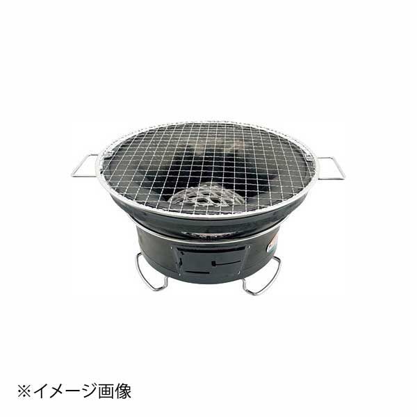 バーベキューコンロ 能登 丸型 黒 小 新環玉付