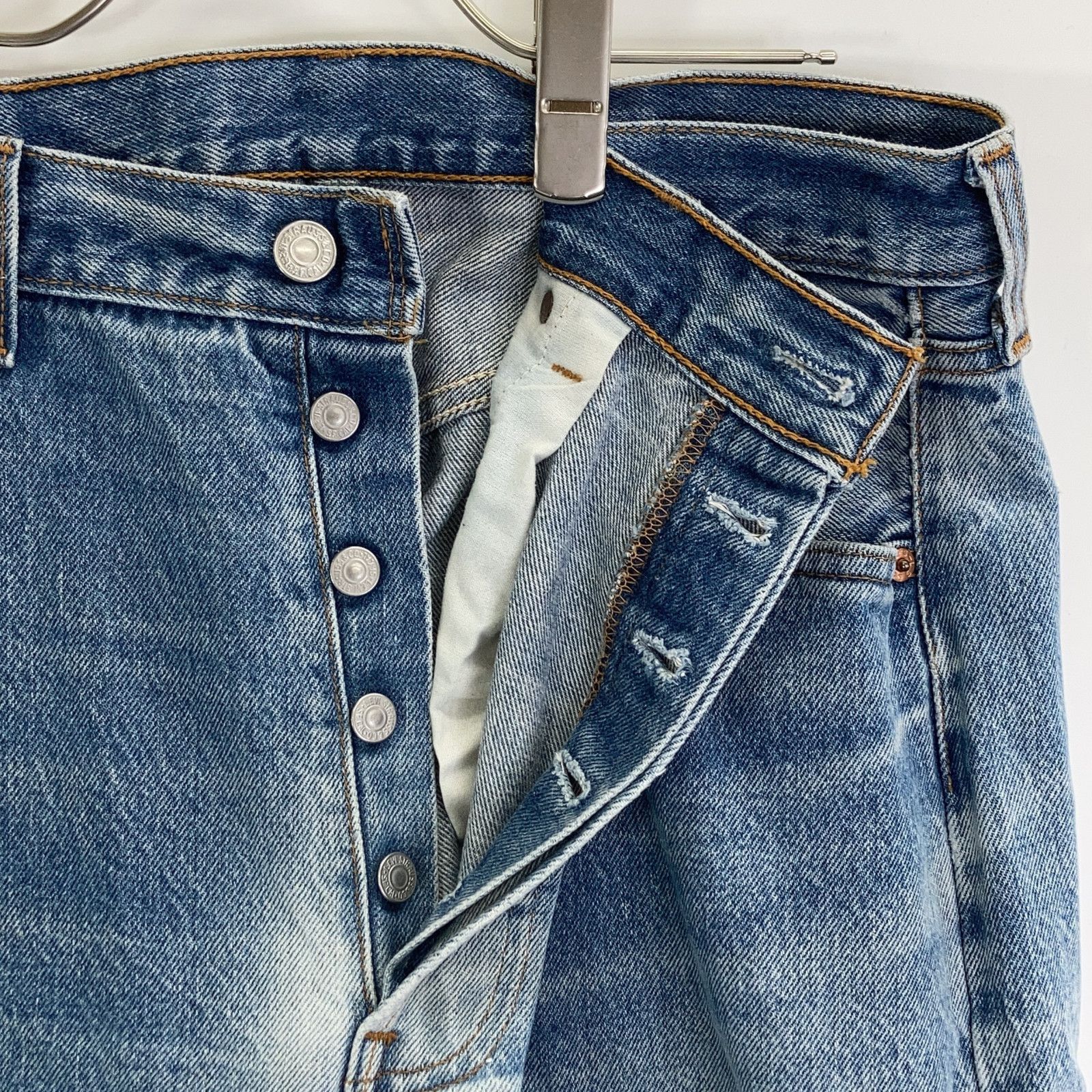 LEVI'S リーバイス 501-0000 97年 USA製 ﾌﾞﾙｰ ﾃﾞﾆﾑﾊﾟﾝﾂ エルパソ 90s