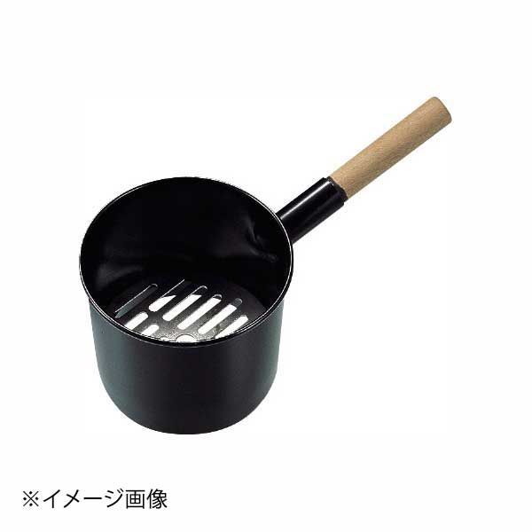 木柄 鉄 ジャンボ火起し 目皿付 中 ２１cm