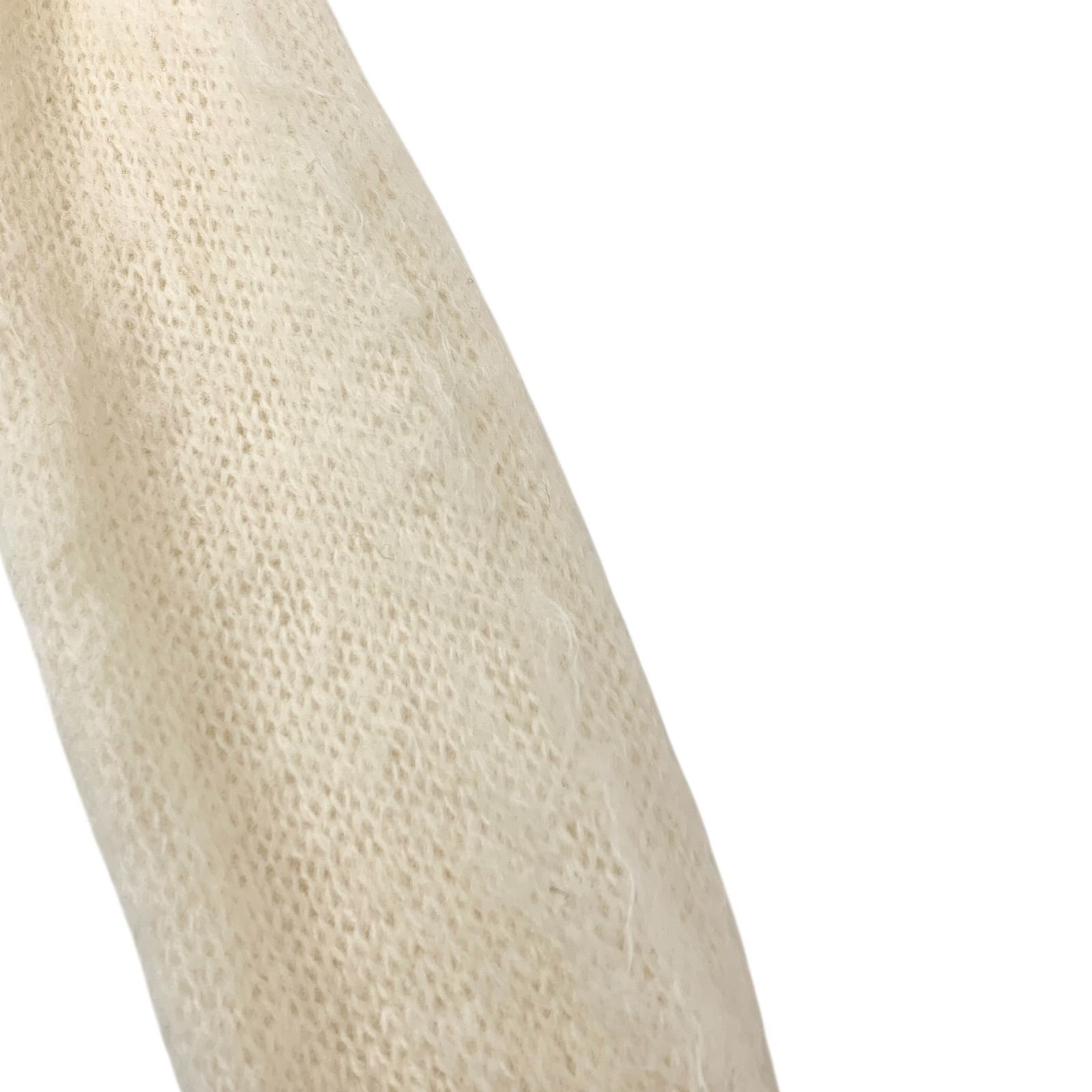 iliann loeb イリアン ローヴ モヘアシャギーニット ホワイト 204-173