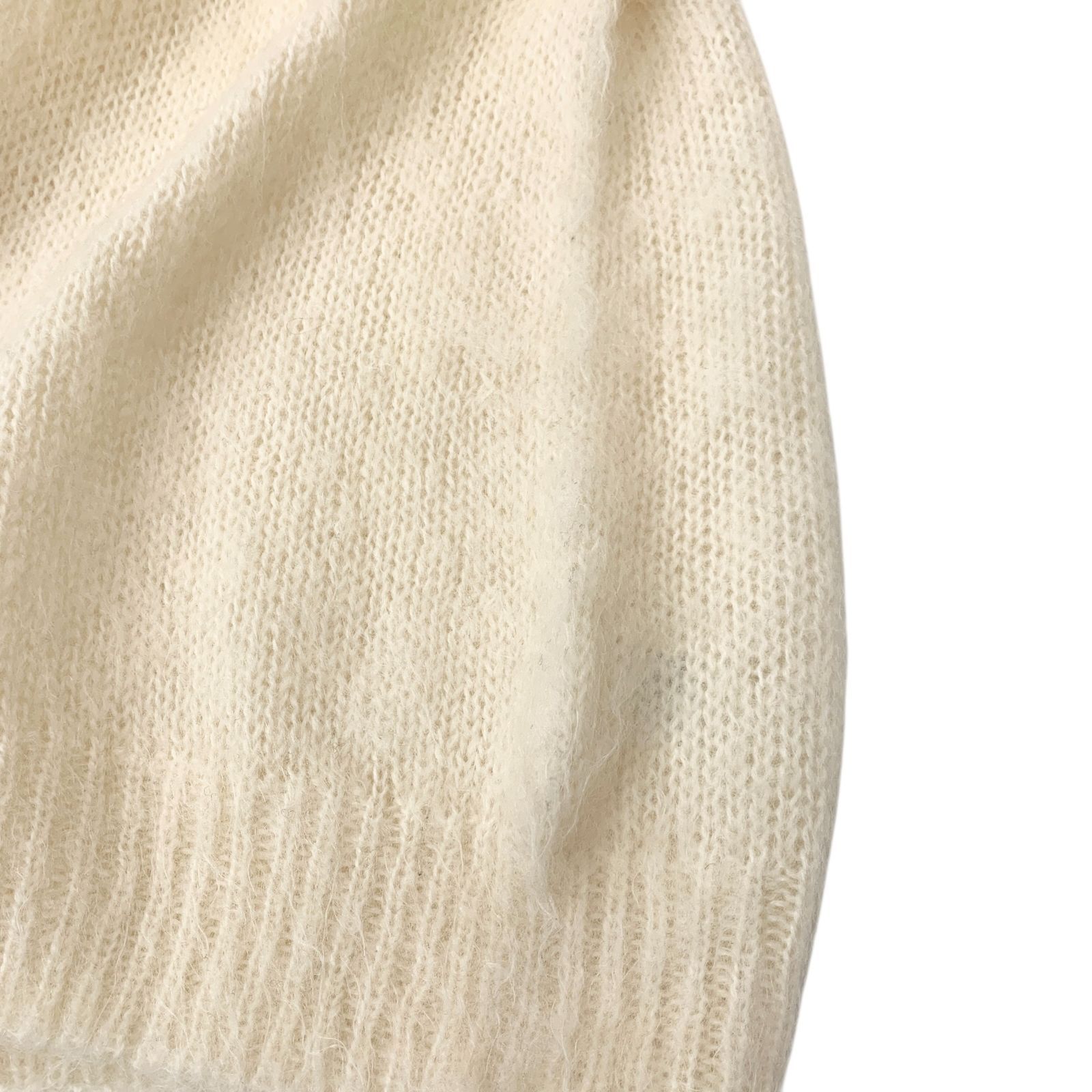 iliann loeb イリアン ローヴ モヘアシャギーニット ホワイト 204-173