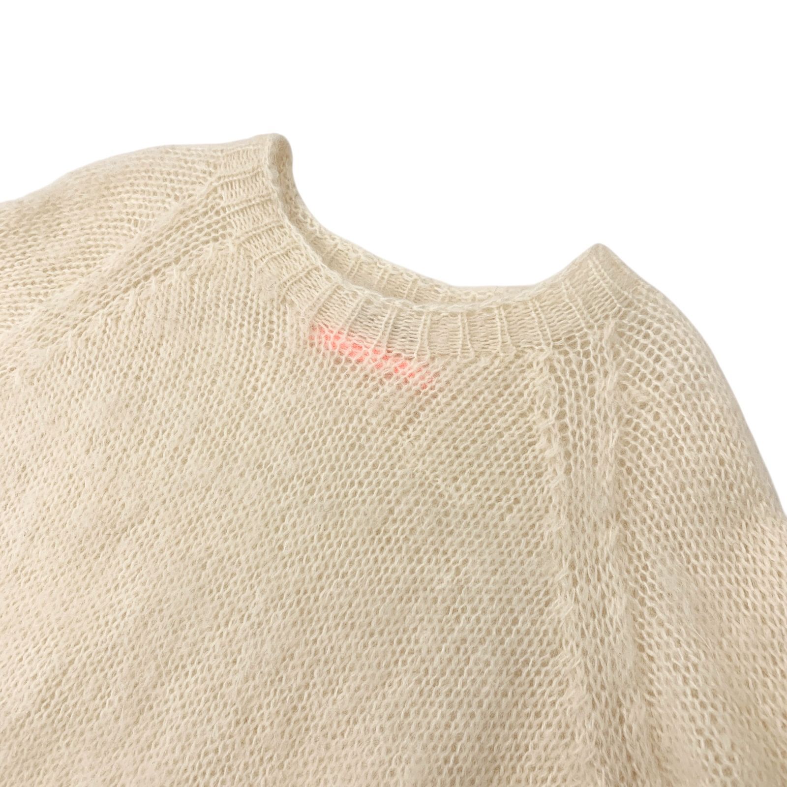 iliann loeb イリアン ローヴ モヘアシャギーニット ホワイト 204-173