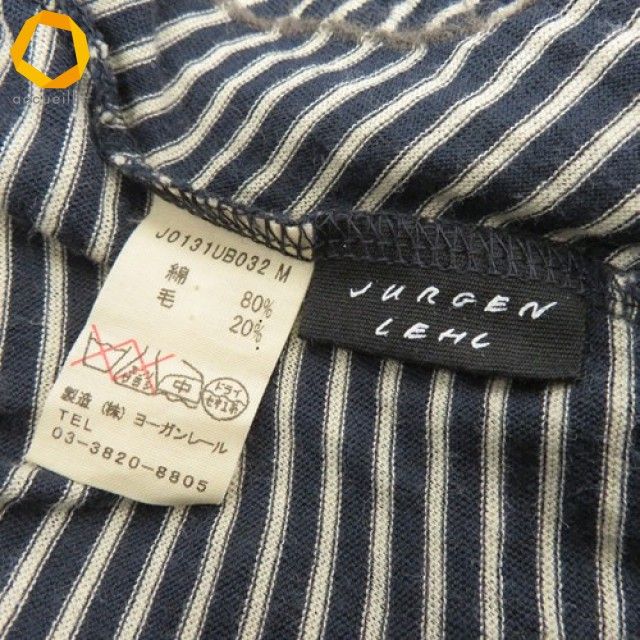 ヨーガンレール JURGENLEHL ワンピース ロング ニット ボーダー 総柄