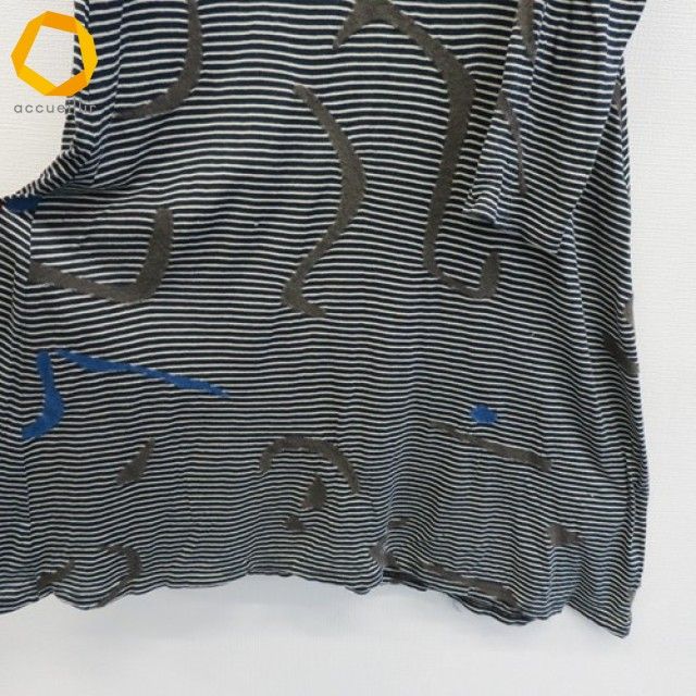 ヨーガンレール JURGENLEHL ワンピース ロング ニット ボーダー 総柄