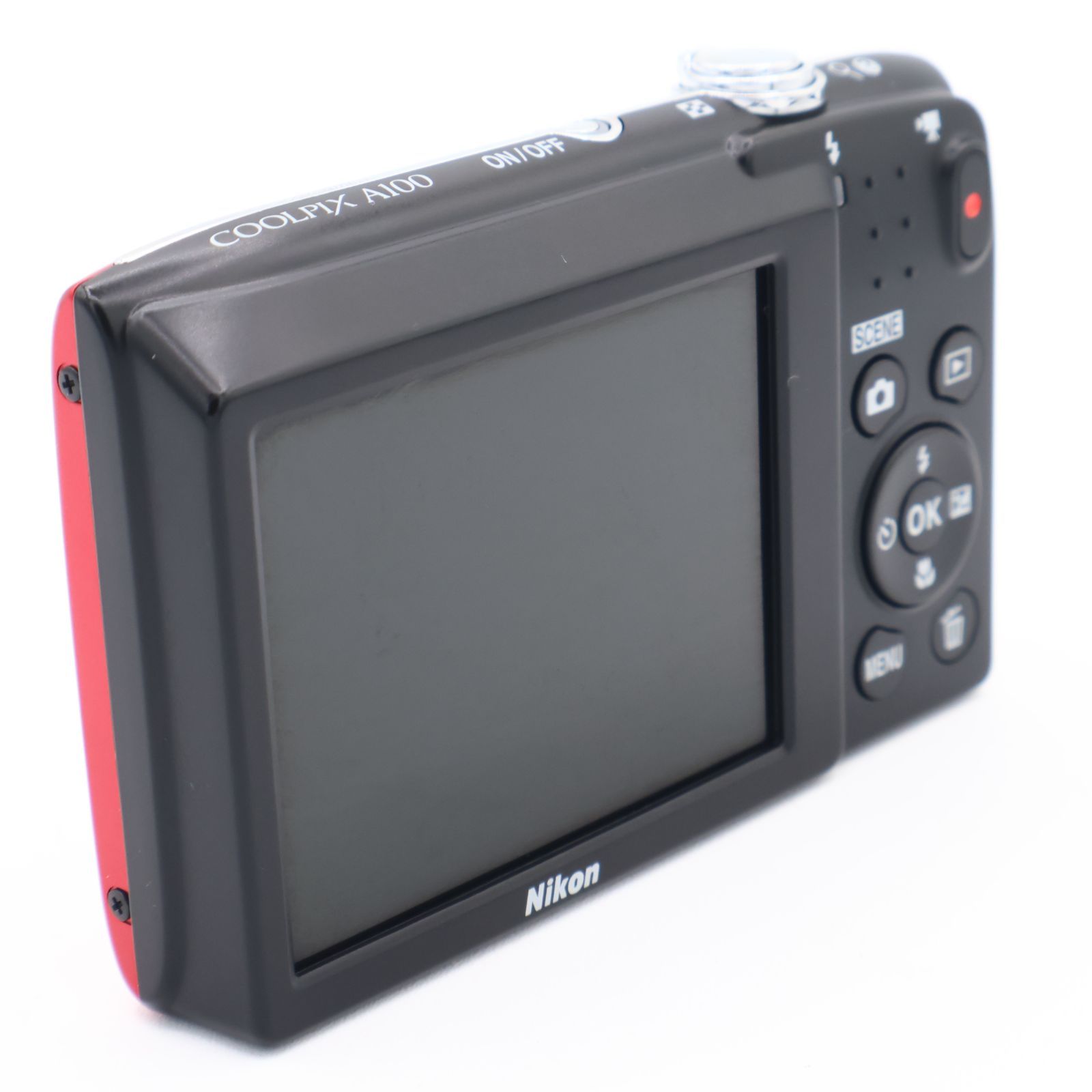 Nikon ニコン デジタルカメラ COOLPIX A100 光学5倍 2005万画素 レッド