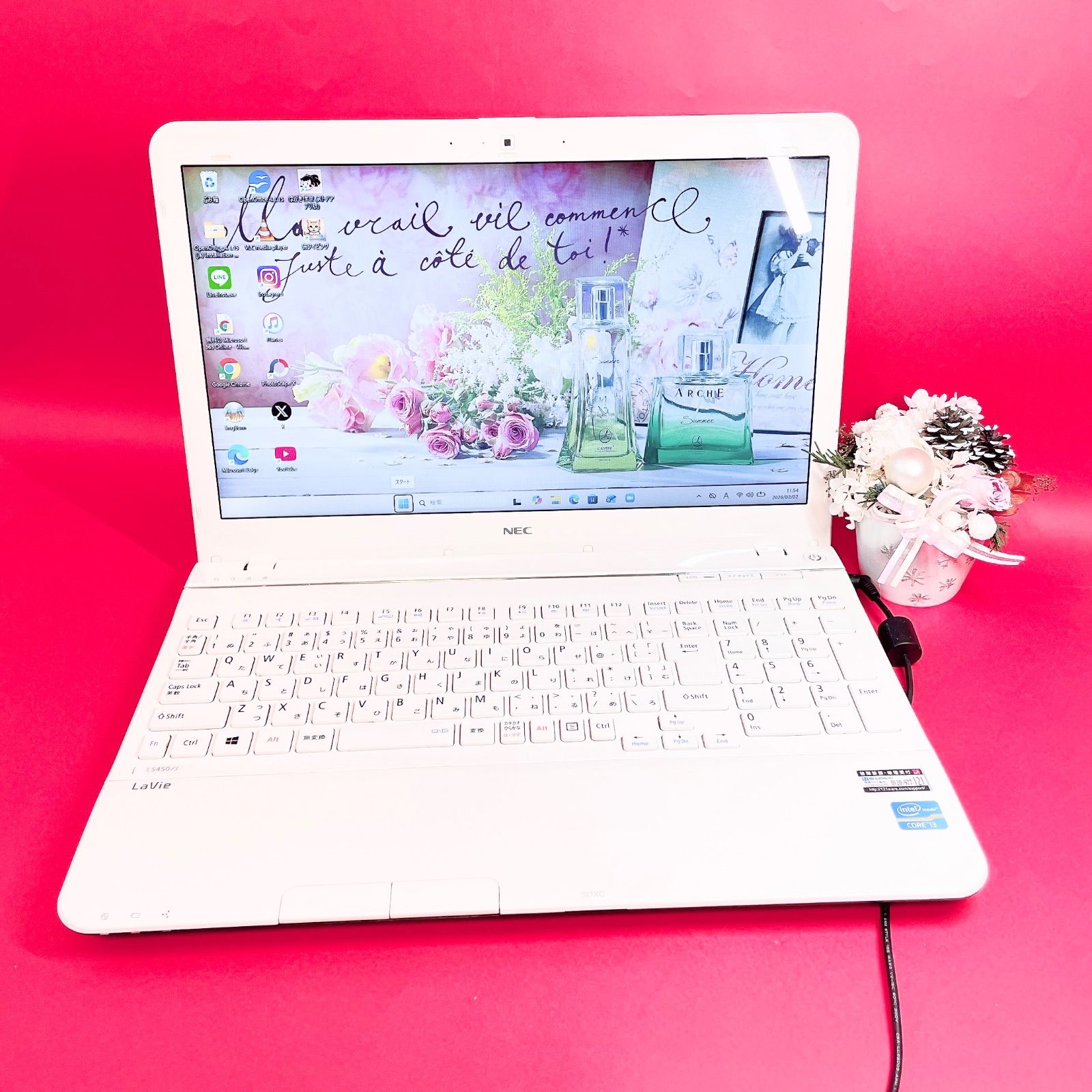 初期設定済みですぐ使える❣️サクサク快適ノートパソコン✨️薄型