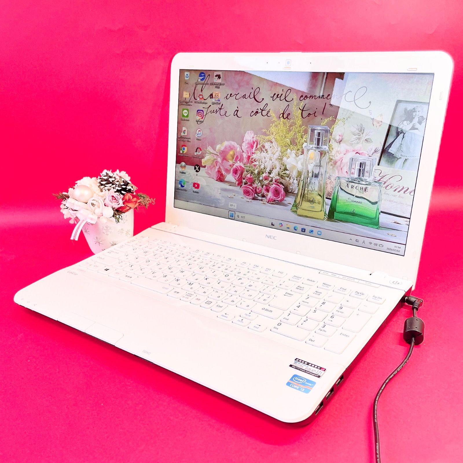 初期設定済みですぐ使える❣️サクサク快適ノートパソコン✨️薄型