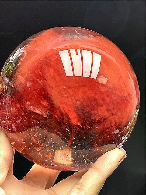 1440g 超綺麗☆赤水晶丸玉B88E1/60E10D - メルカリ