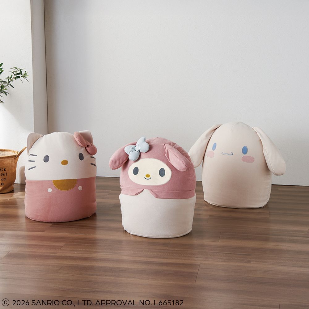 【送料無料】サンリオキャラクターズ ビーズクッション くつろぎシリーズ くつろぎ クッション マイメロディ ハローキティ シナモロール かわいい キャラクター リビング 癒し ほっと一息 Sanrio characters インテリア 水野 直送