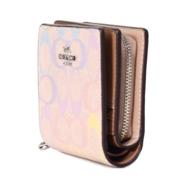 コーチ 財布 COACH コーティングキャンバス レザー シグネチャー