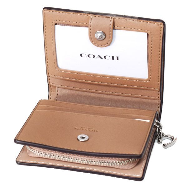 コーチ 財布 COACH コーティングキャンバス レザー シグネチャー