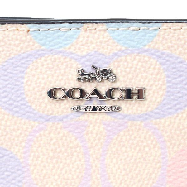 コーチ 財布 COACH コーティングキャンバス レザー シグネチャー