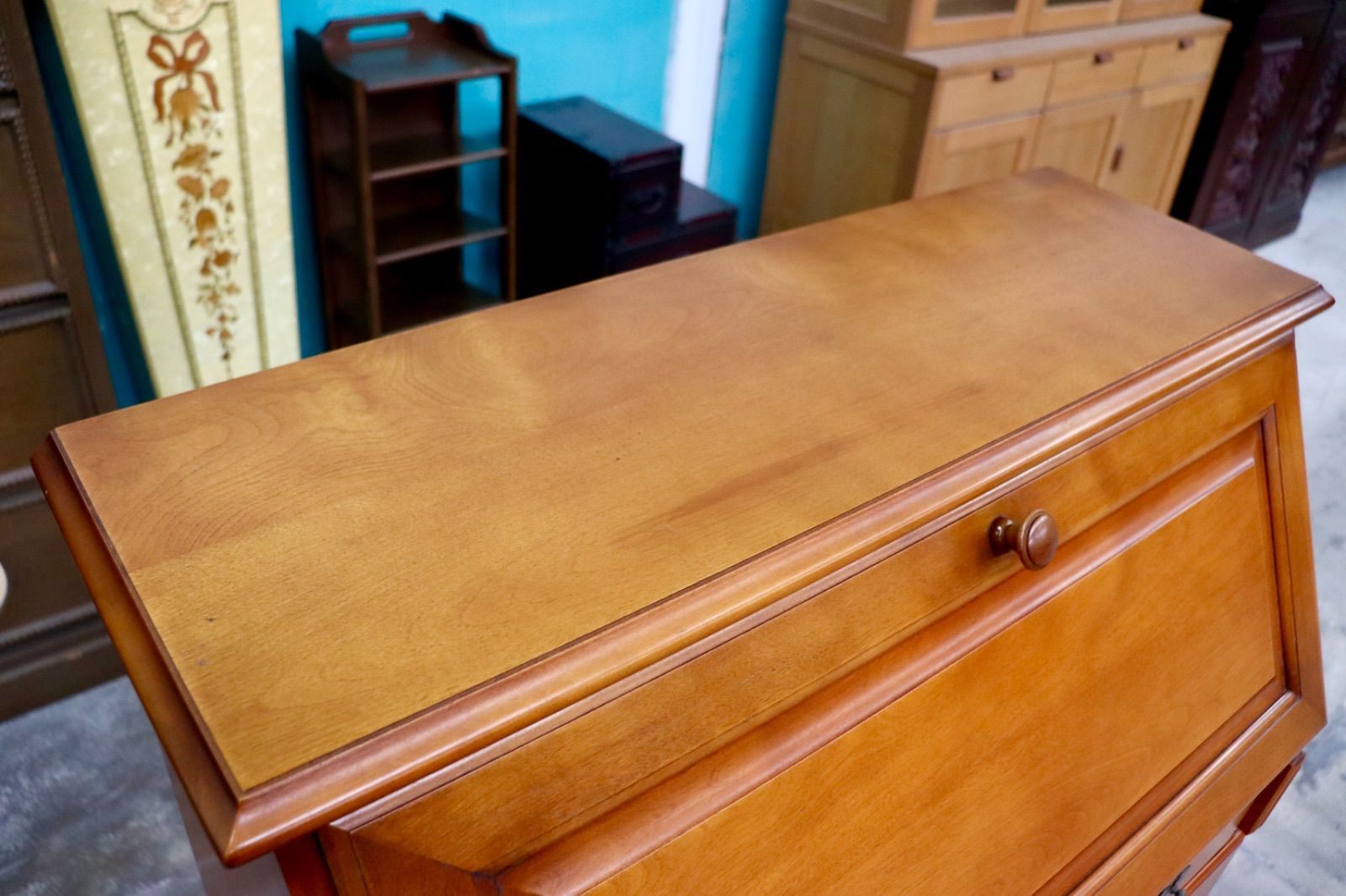 GMIK744○横浜ダニエル / Daniel ライティングビューロー 学習机 書斎