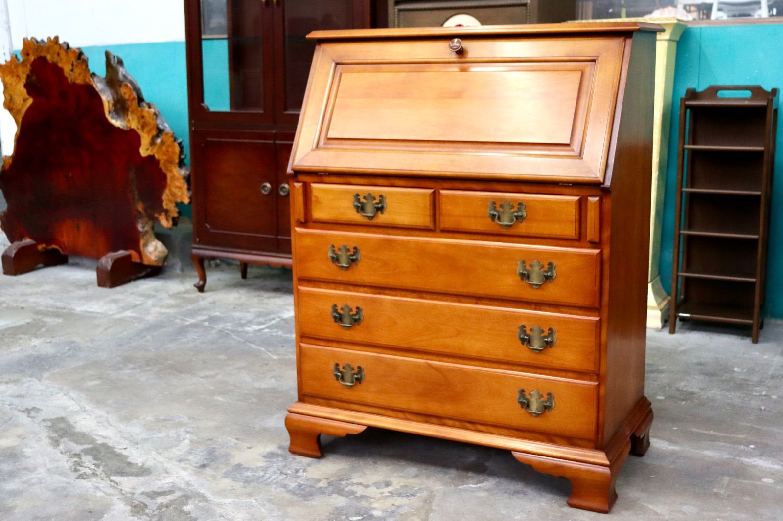 GMIK744○横浜ダニエル / Daniel ライティングビューロー 学習机 書斎