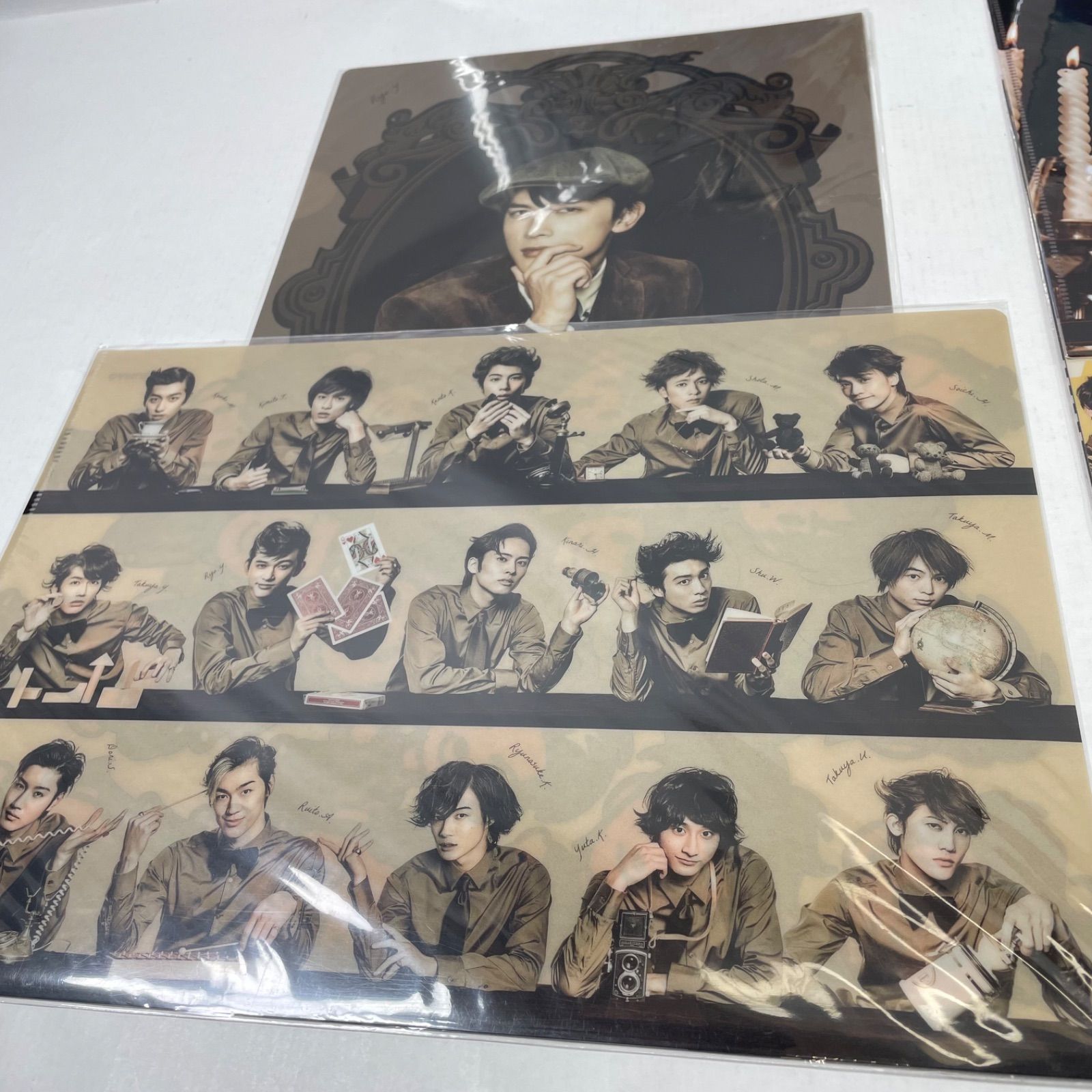 A2584・吉沢 亮 直筆サイン付き カレンダー 2015 2016 クリアファイル