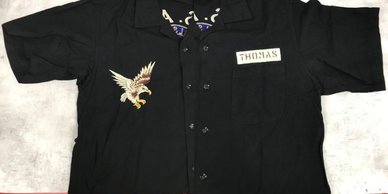 TOYO ENTERPRISE U.S.A.F. YOKOTA スカシャツ 東洋エンタープライズ 米