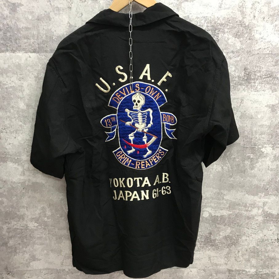 TOYO ENTERPRISE U.S.A.F. YOKOTA スカシャツ 東洋エンタープライズ 米