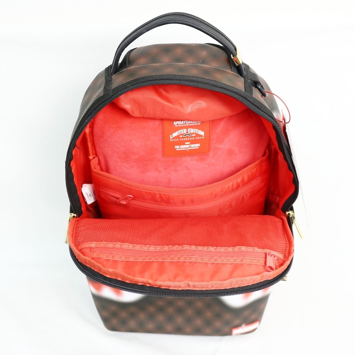 SJst] 美品 正規品 SPRAY GROUND シャーク リュック バックパック 茶色