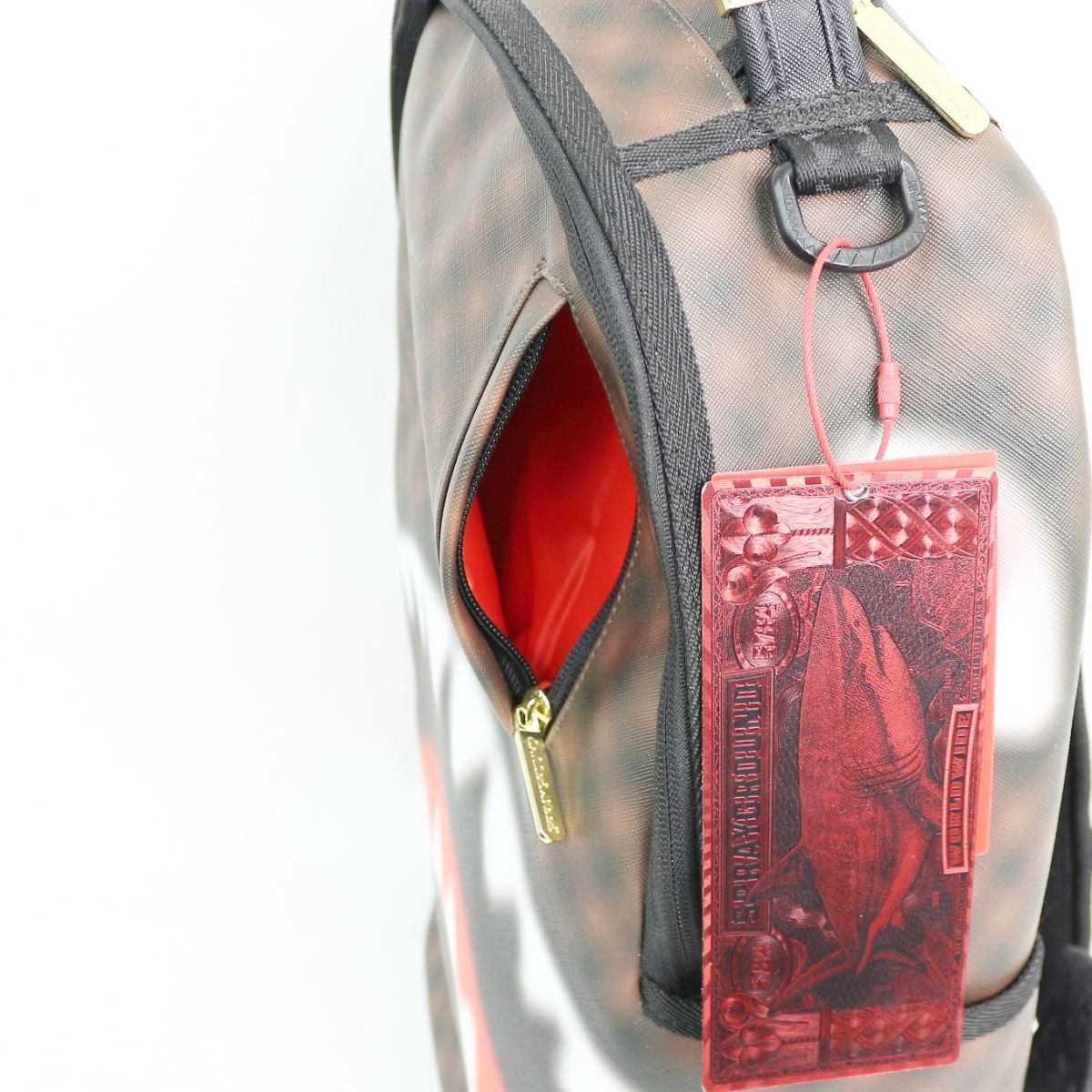 SJst] 美品 正規品 SPRAY GROUND シャーク リュック バックパック 茶色 