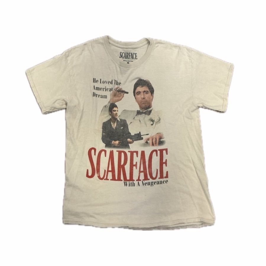 SCARFACE 映画Tシャツ アル・パチーノ トニー・モンタナ Tシャツ 【A