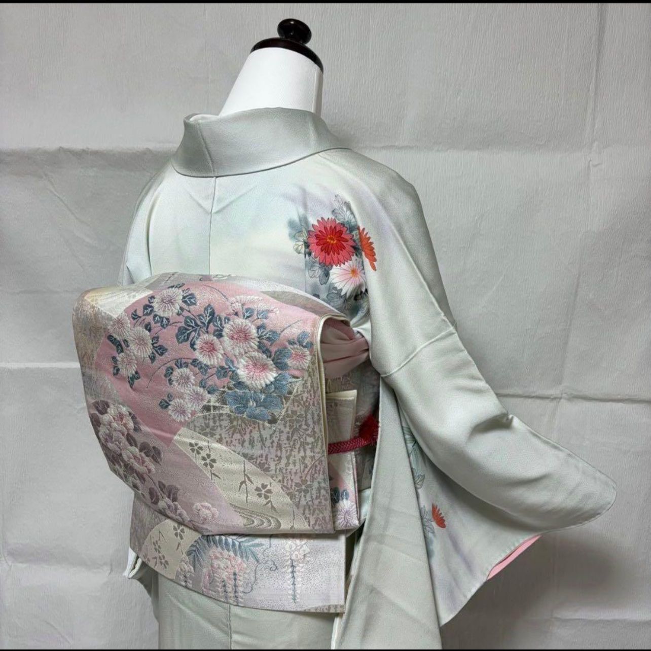 未使用近い 美品 袷 正絹 友禅 訪問着 フルセット - メルカリ