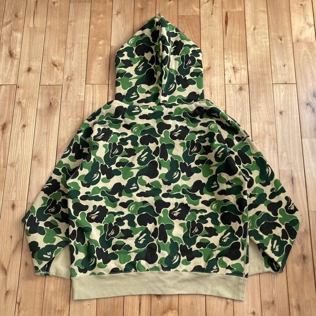 GIANT ABC CAMO FULL ZIP HOODIE Lサイズ a bathing ape BAPE エイプ 