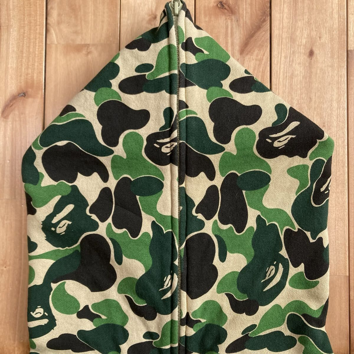 GIANT ABC CAMO FULL ZIP HOODIE Lサイズ a bathing ape BAPE エイプ 