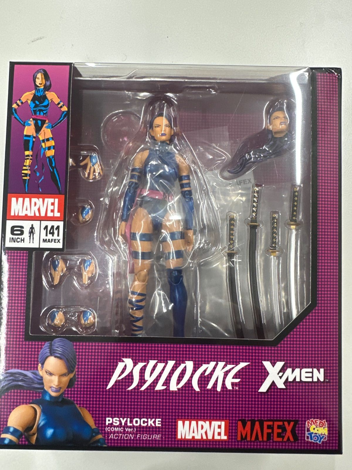 MAFEX PSYLOCKE COMIC Ver. No.141 X-MAN サイロックコミック