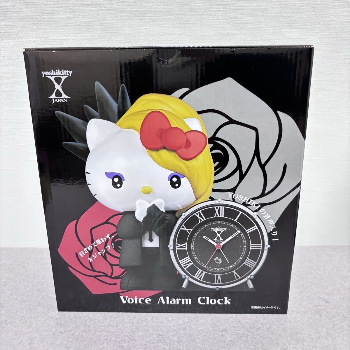 □【未使用】 yoshikitty ハローキティ YOSHIKI JF385A 目覚まし時計