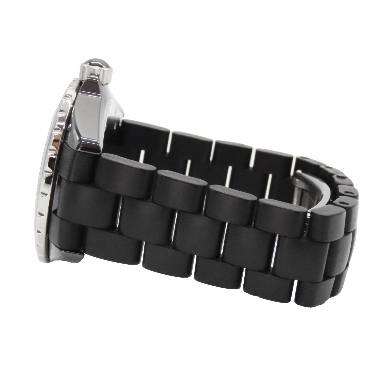  CHANEL シャネル J12 H0684 ブラック 38mm デイト クォーツ メンズ レディース 腕時計 セラミック ユニセックス A2501060 無料ギフトラッピング承ります 抜け感 自動巻き時計 腕時計(アナログ)