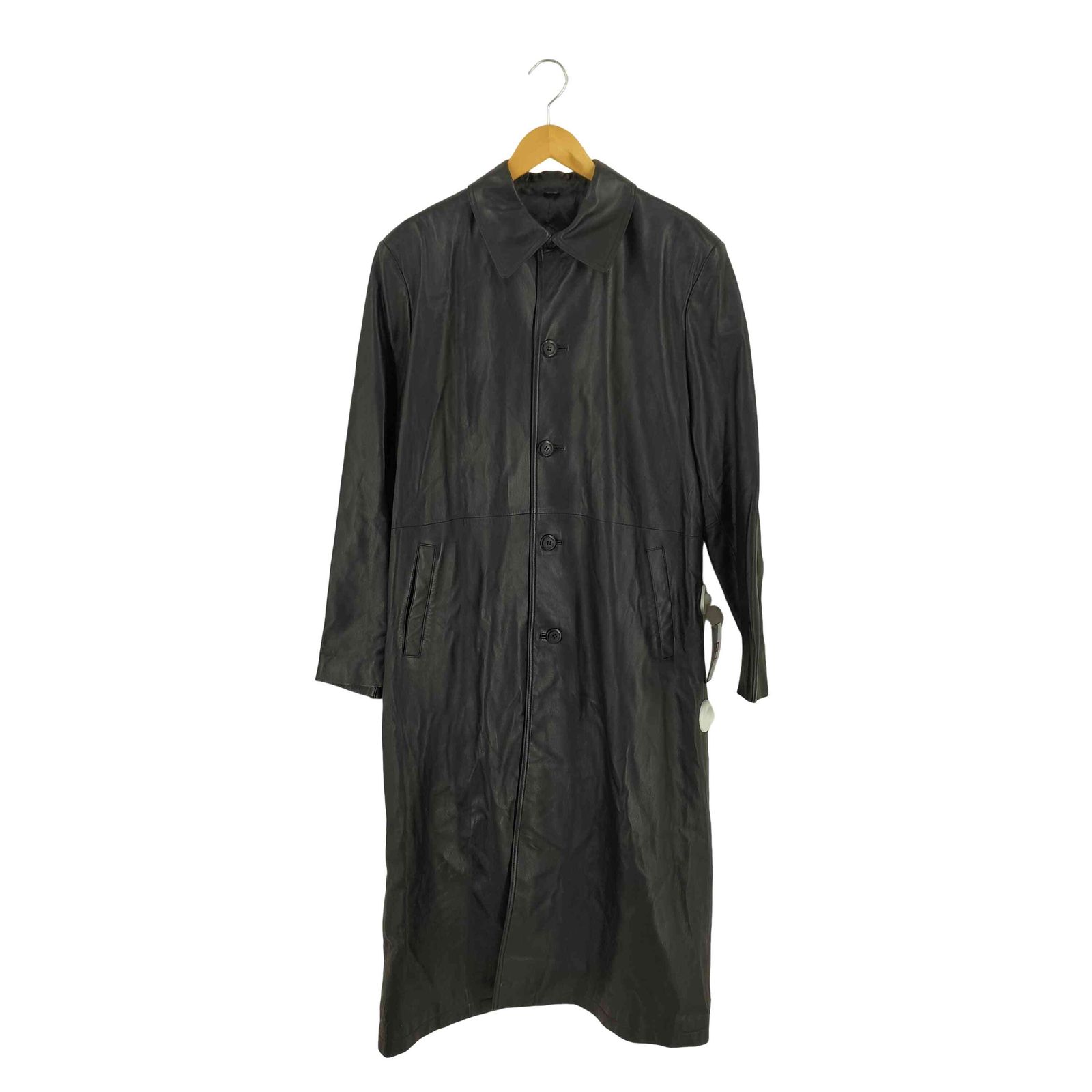 ウィンドアーマー Wind Armor 韓国製 ラムスキンロングコート メンズ