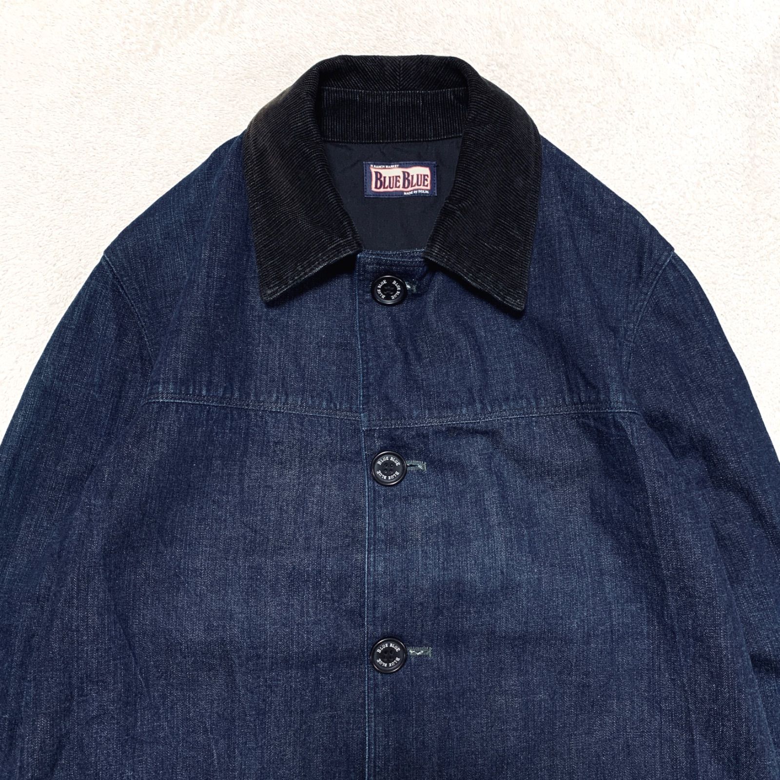 BLUE BLUE デニムショップコート カバーオール ワークコート デニム 
