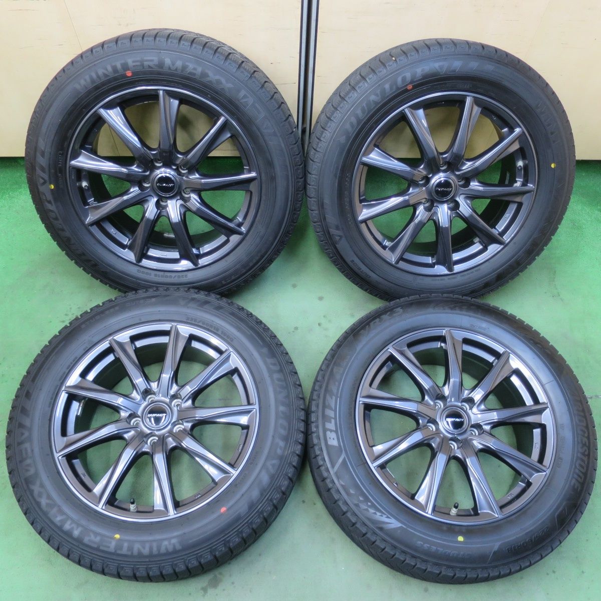 センサー付！バリ溝！23年！キレイ！9分☆スタッドレス 225/60R18