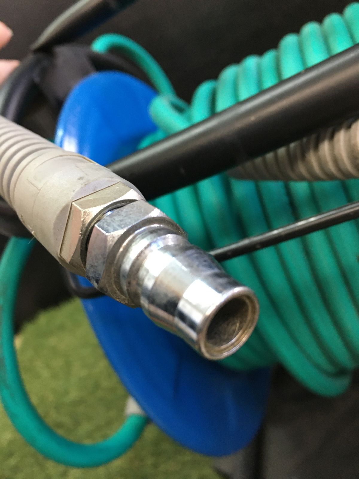  品 0906 マッハ NDZG-730 C 常圧用スムージーホース付C型エアードラム φ7 X 30 m フジマック NDZG エアーホース リール エアーツール