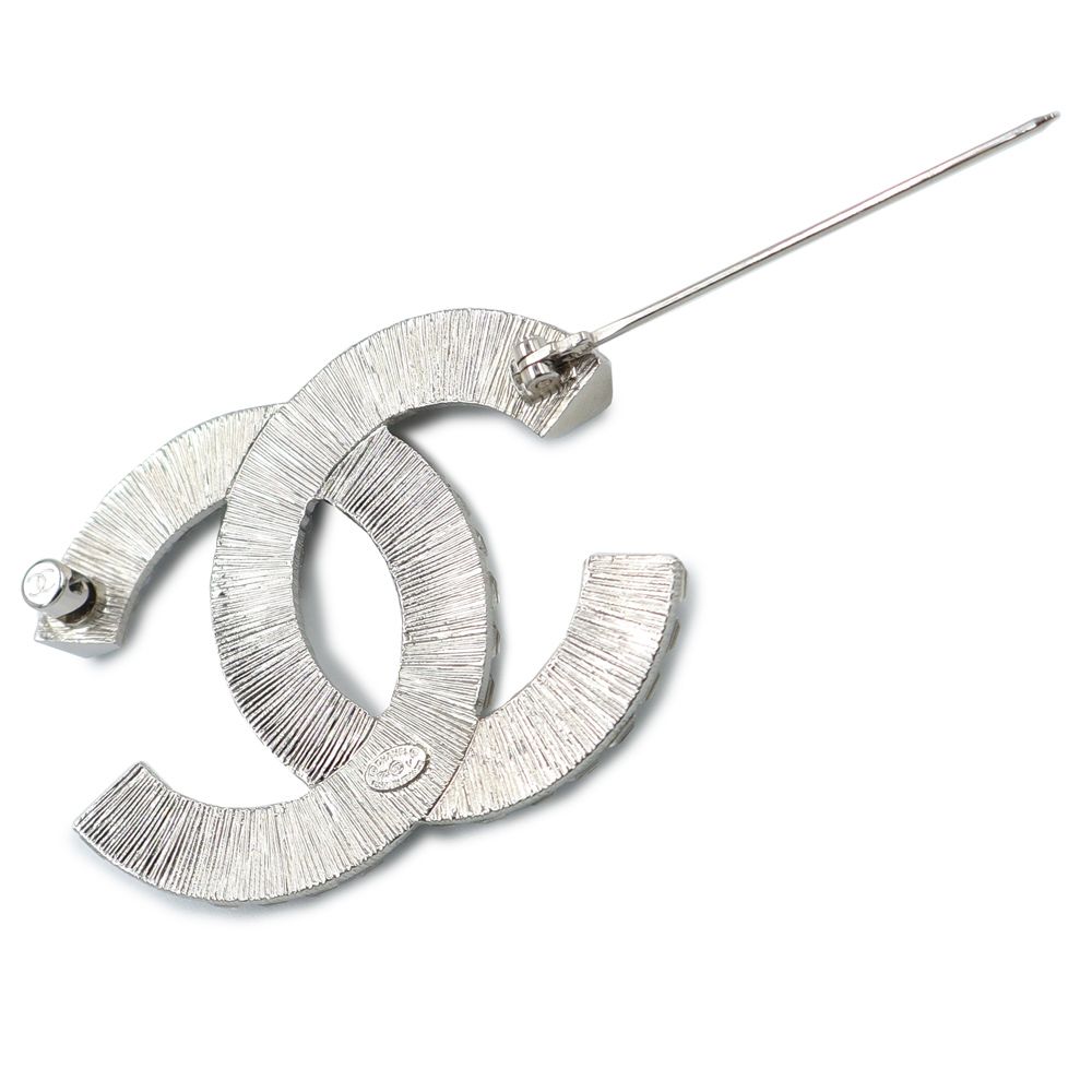 シャネル A63085 ココマーク スクエア ラインストーン メタル ストラス