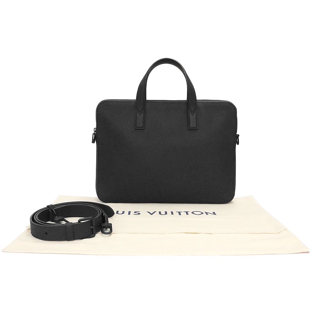 ルイ ヴィトン M15258 ゲート ブリーフケース ワクシーカーフ レザー