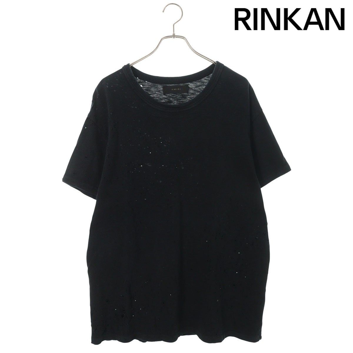 アミリ Shotgun T-Shirt ショットガン ダメージ加工Tシャツ メンズ L