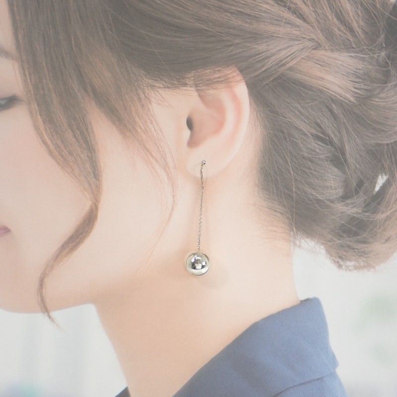 ティファニー TIFFANY&Co. ハードウェアボール ピアス シルバー925