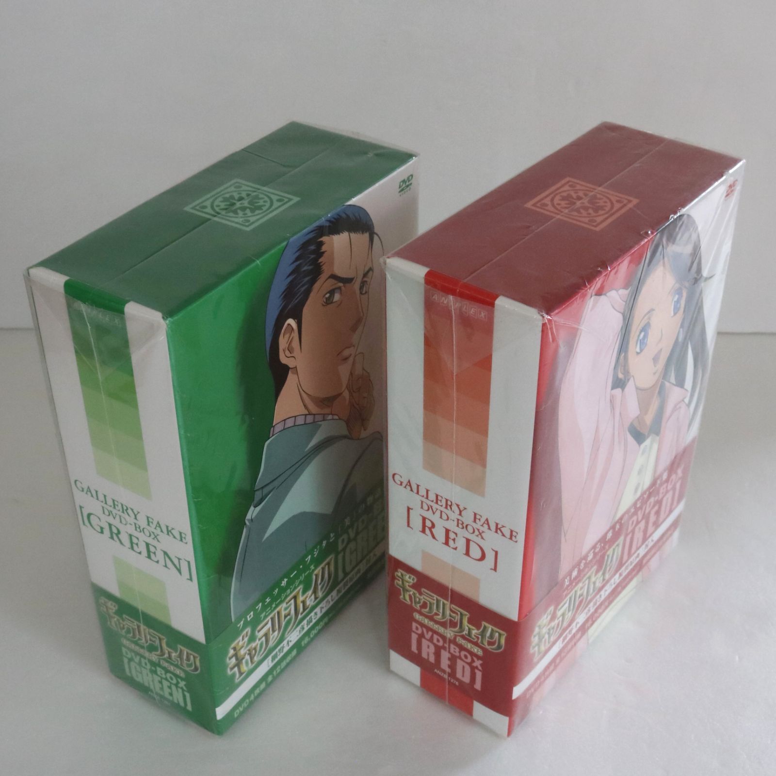 NA]未使用 ギャラリーフェイク DVD-BOX [RED] [GREEN] 描き下ろし複製